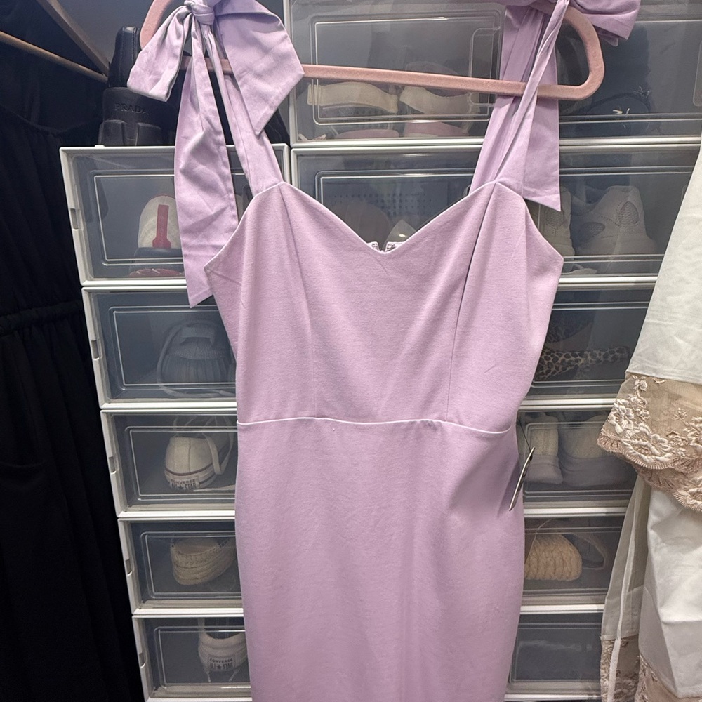 Express Lavender Midi Dress